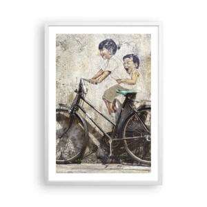 Plakat w białej ramie - Prawda czy fałsz? - 50x70 cm