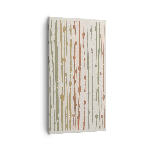 Obraz na płótnie - Muzyczny zapis barw - 55x100 cm