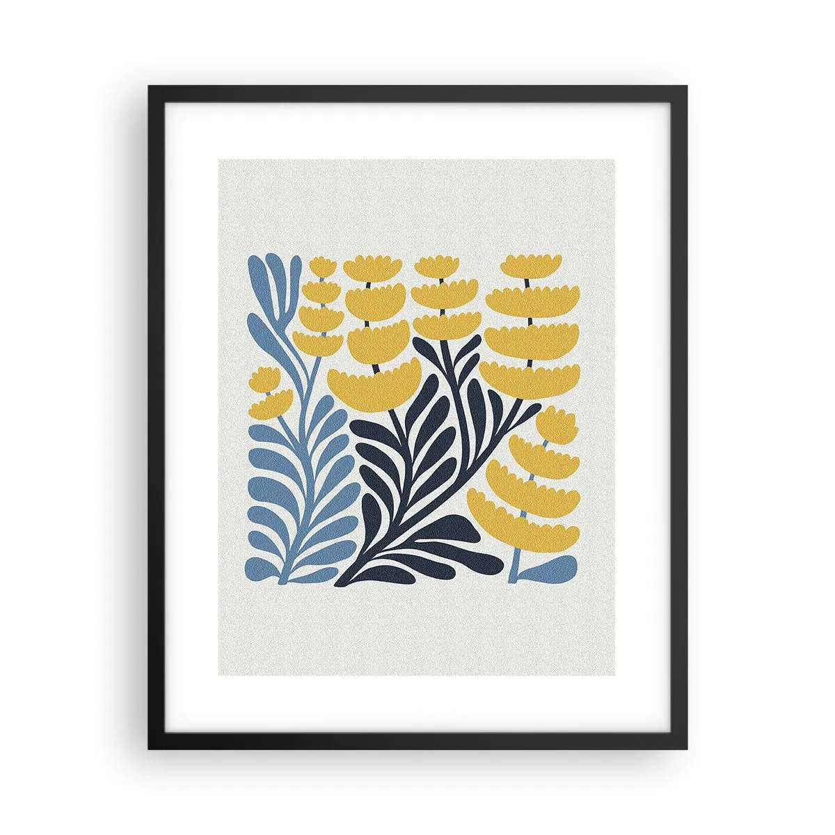Plakat w czarnej ramie - Słoneczna rabata - 40x50 cm