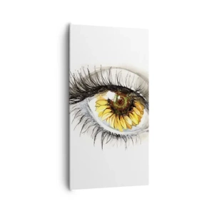 Obraz na płótnie - Spojrzenie gorące jak lato - 65x120 cm