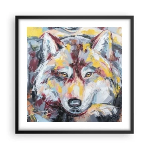 Plakat w czarnej ramie - Spokój wśród bliskich - 50x50 cm