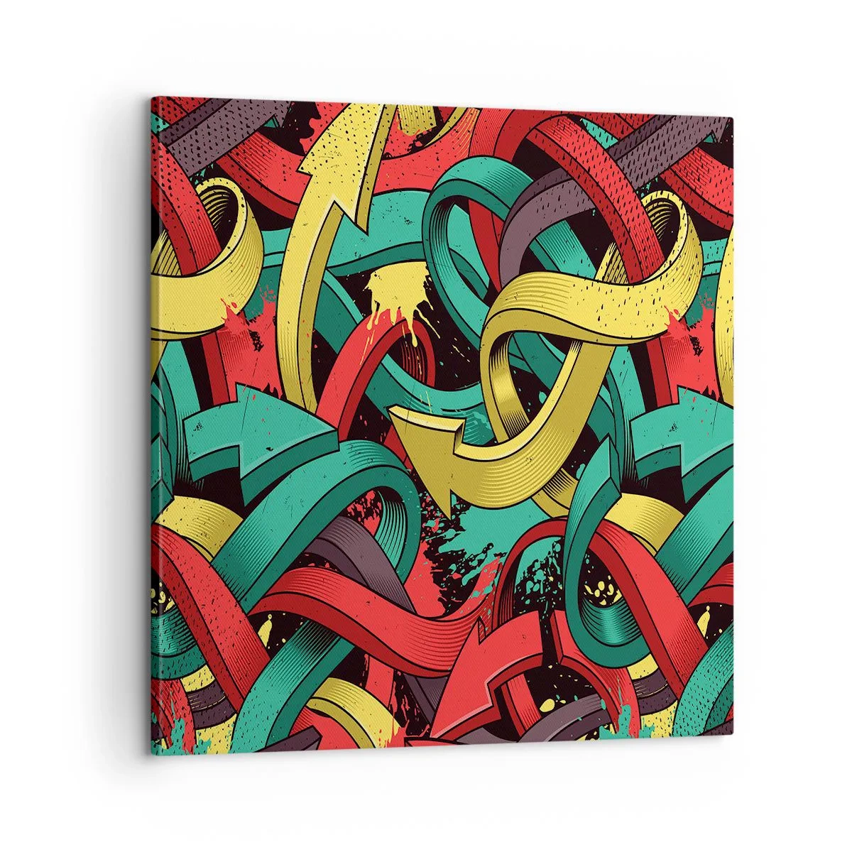 Obraz na płótnie - Którędy do celu? - 60x60 cm