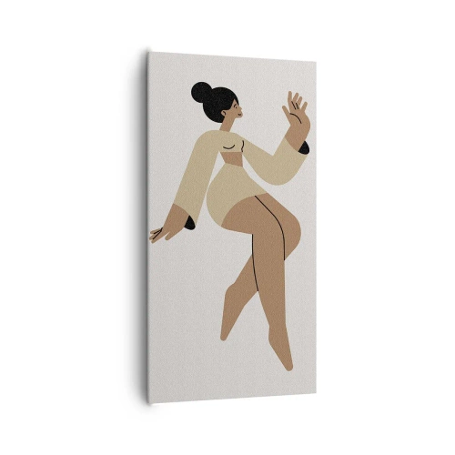 Obraz na płótnie - Kształt wdzięku - 65x120 cm