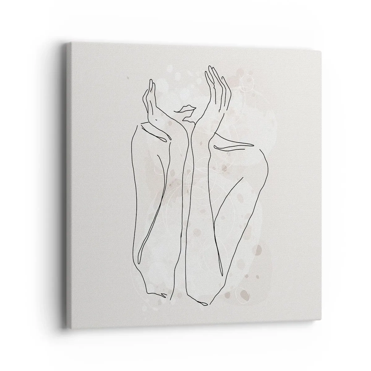 Obraz na płótnie - Rozmarzona chwila - 40x40 cm