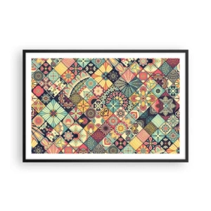 Plakat w czarnej ramie - Marokańskie klimaty - 91x61 cm