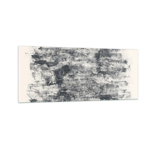 Obraz na szkle - Mglista kompozycja - 100x40 cm