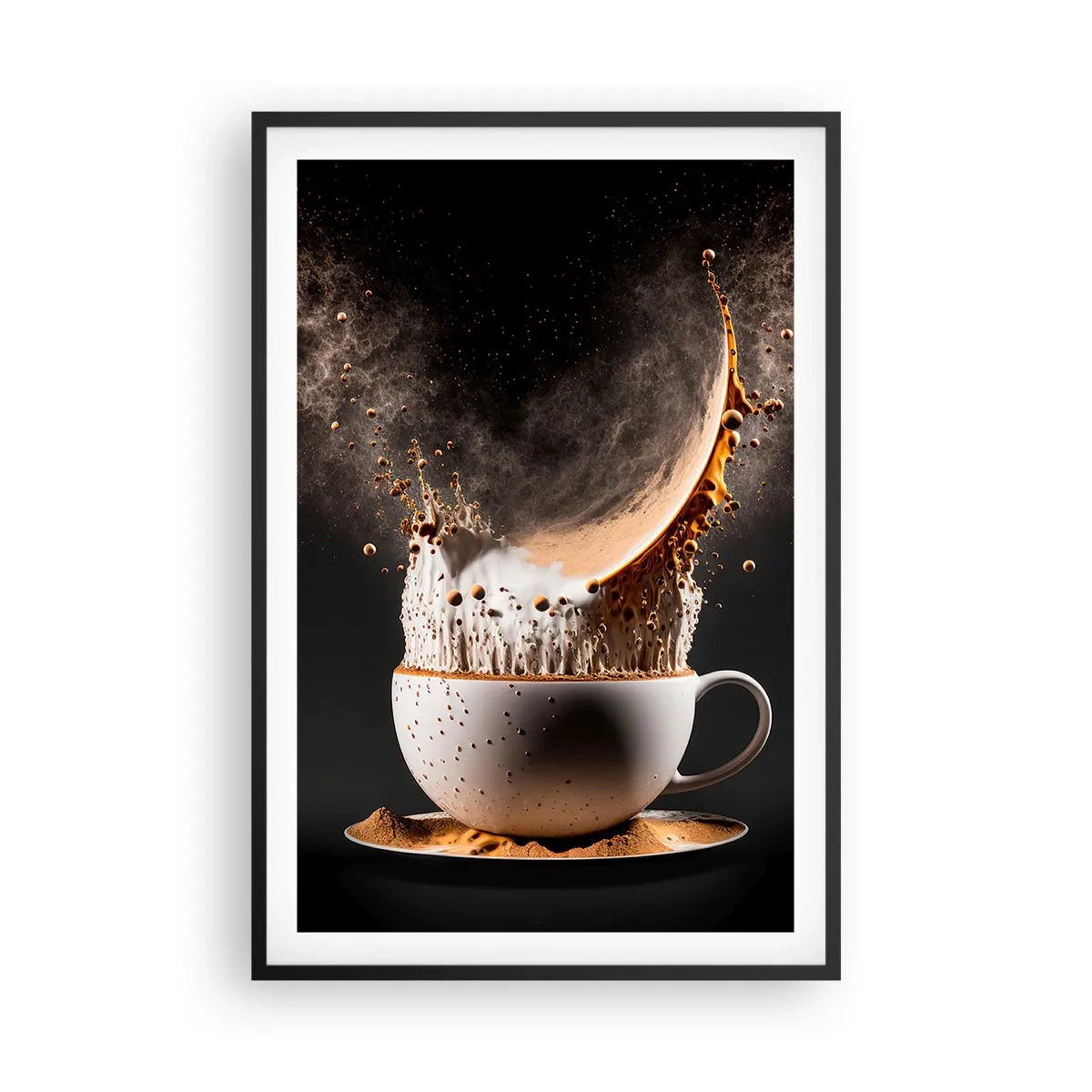 Plakat w czarnej ramie - Eksplozja smaku - 61x91 cm