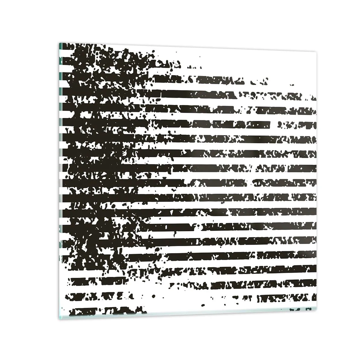 Obraz na szkle - Rytm i szum - 40x40 cm