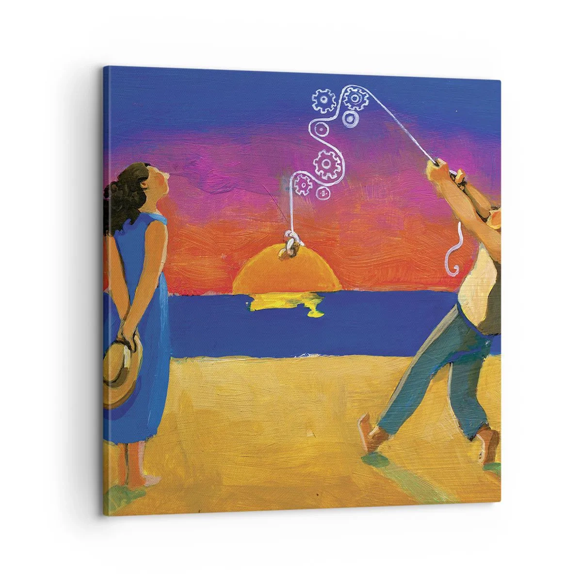 Obraz na płótnie - Więcej niż gwiazdka z nieba - 60x60 cm