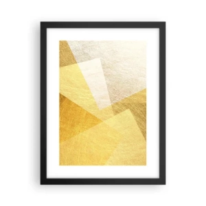 Plakat w czarnej ramie - Pogoda geometrii - 30x40 cm
