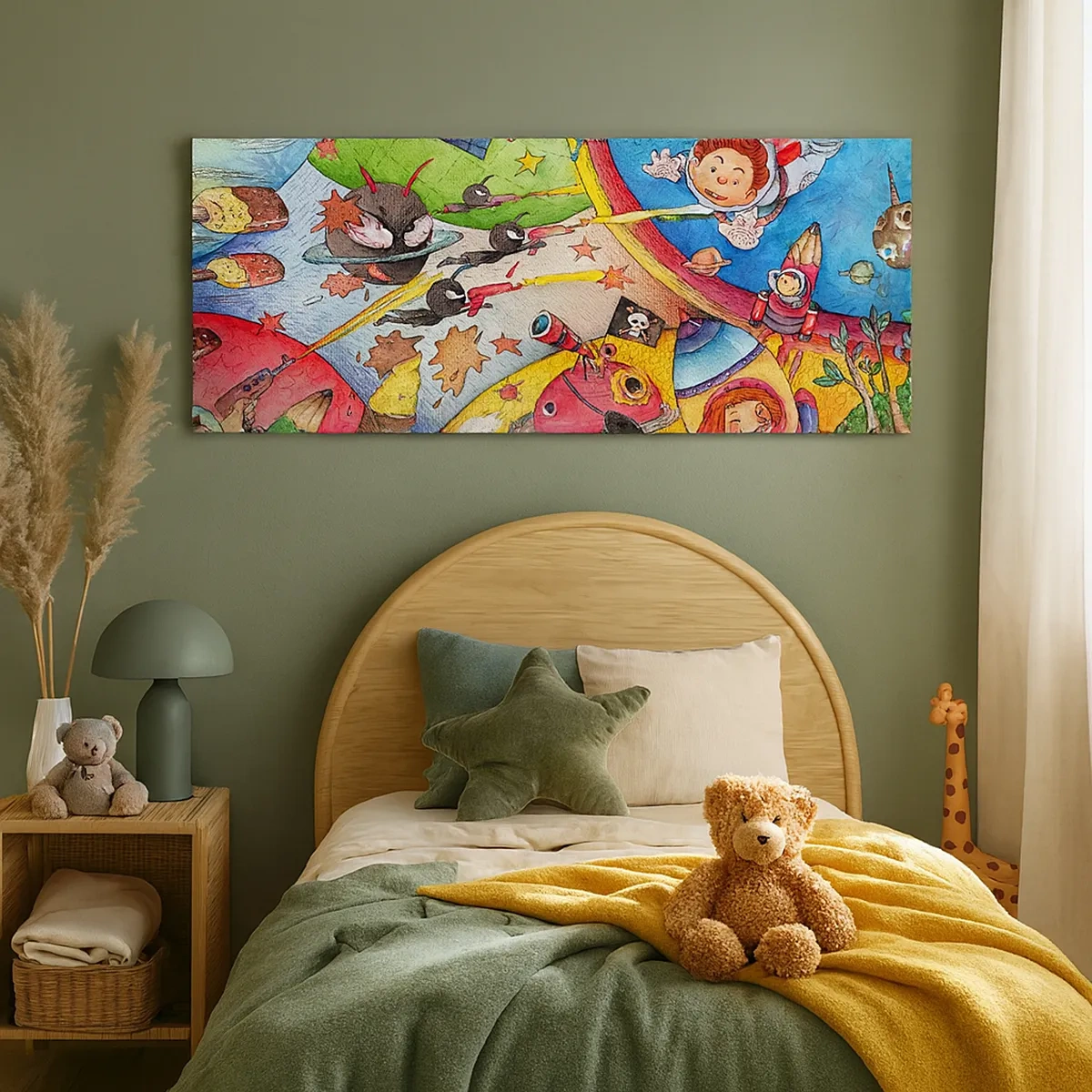 Obraz na płótnie - Wielka kosmiczna przygoda - 30x30 cm