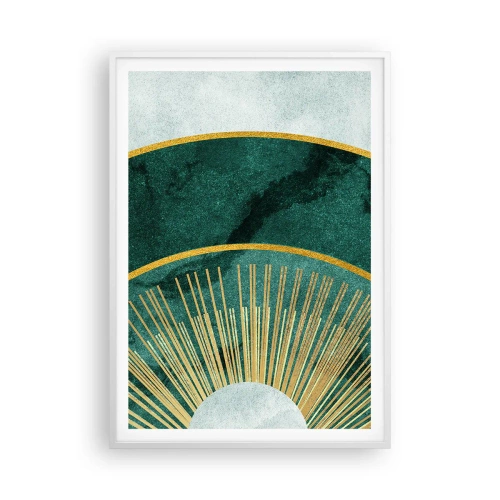 Plakat w białej ramie - Inny układ słoneczny - 70x100 cm