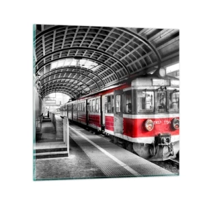 Obraz na szkle - Może to podróż życia? - 60x60 cm