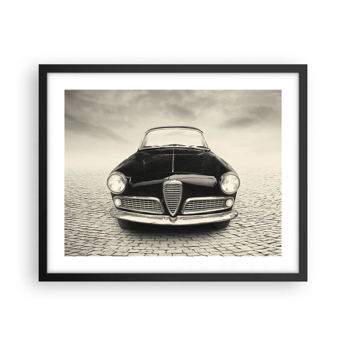 Plakat w czarnej ramie - I jak mnie nie kochać? - 50x40 cm