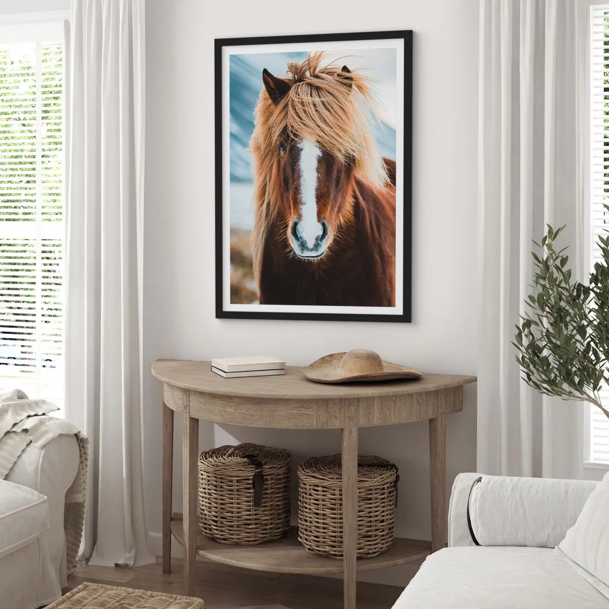 Plakat w czarnej ramie - Czujesz wolność? - 61x91 cm