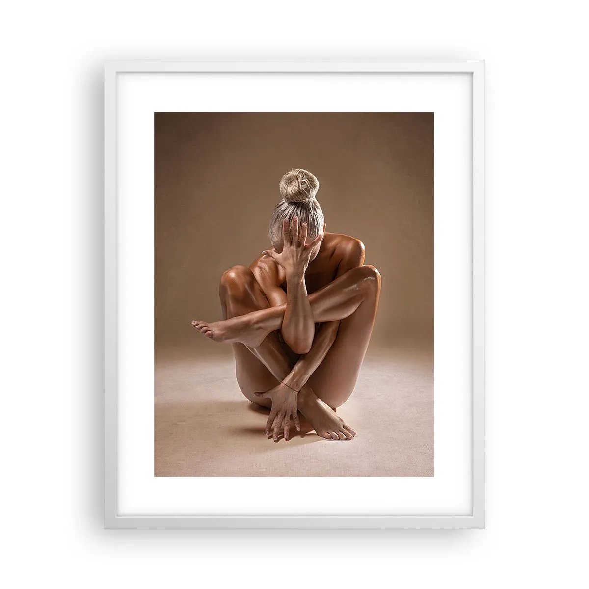 Plakat w białej ramie - Jedność ciała i ducha - 40x50 cm