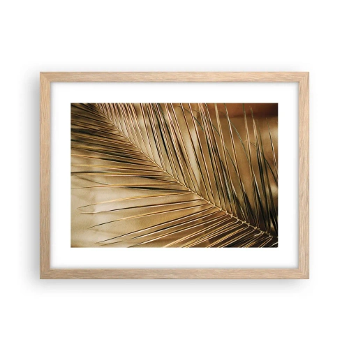 Plakat w ramie jasny dąb - Naturalna kolumnada - 40x30 cm