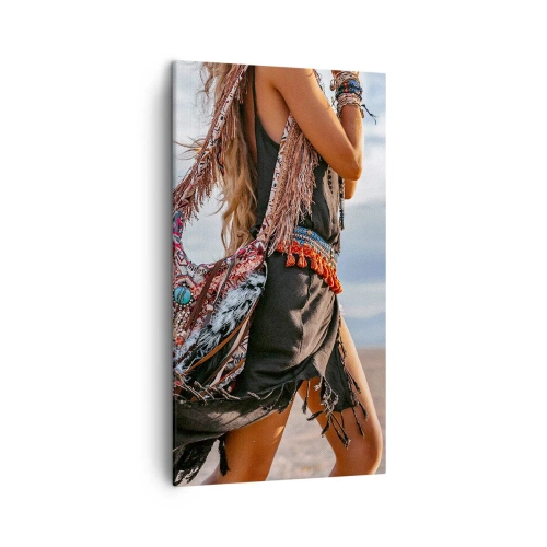 Obraz na płótnie - Dziewczyna szamana - 45x80 cm