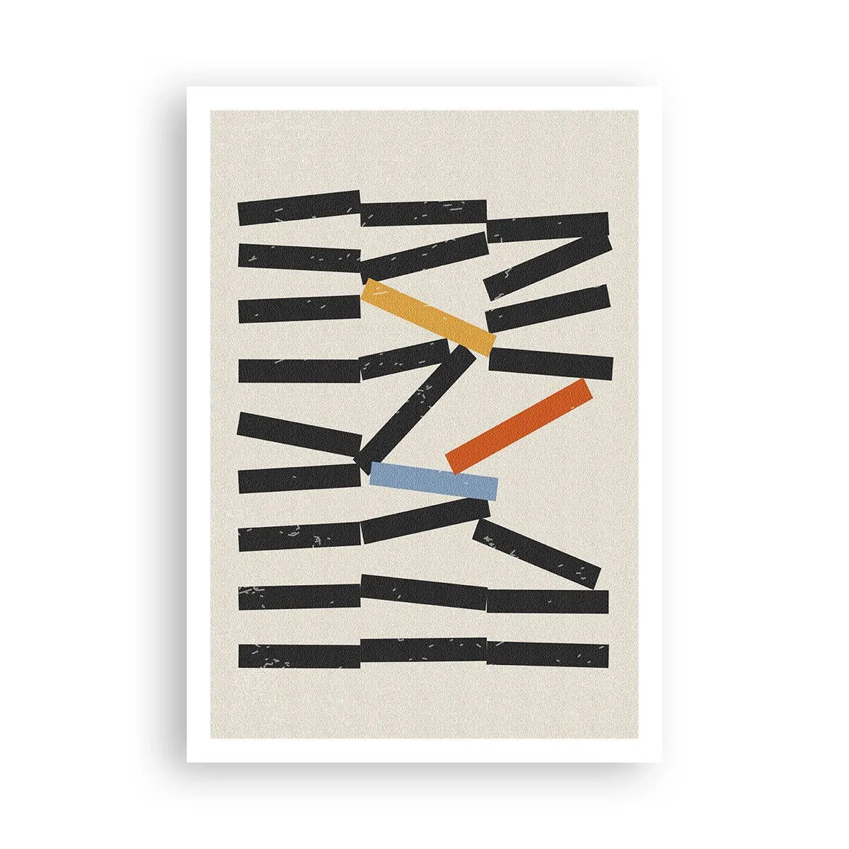 Plakat - Domino – kompozycja - 70x100 cm