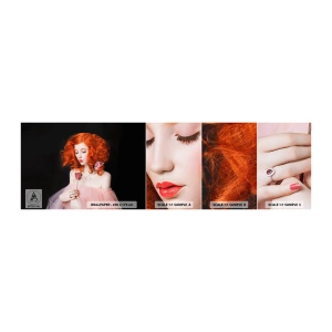 Fototapeta Próbka Samoprzylepna Deluxe Sticker - W barokowym stylu - Kobieta, Modelka, Róża - 100x30 cm
