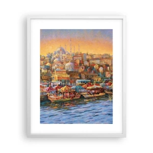 Plakat w białej ramie - Stambulska opowieść - 40x50 cm