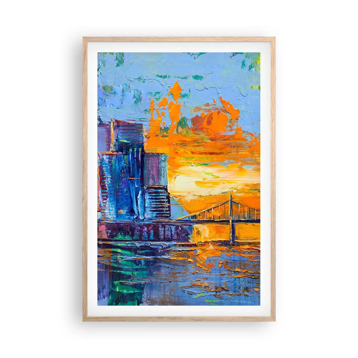 Plakat w ramie jasny dąb - Kultura i natura - 61x91 cm
