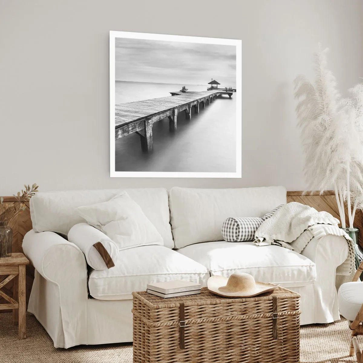 Plakat - W siną dal - 60x60 cm