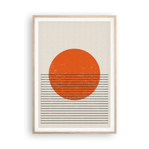 Plakat w ramie jasny dąb - Zawsze słońce - 70x100 cm
