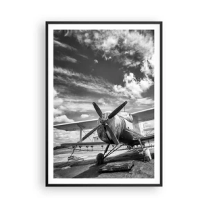 Plakat w czarnej ramie - Nie mogę się doczekać! - 70x100 cm