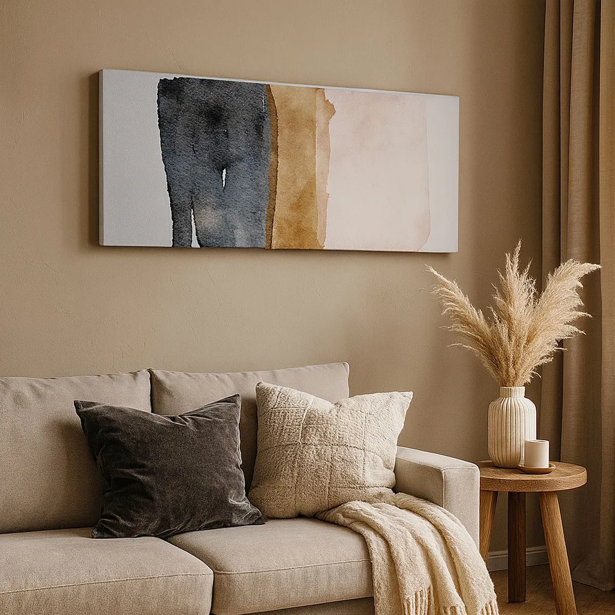 Obraz na płótnie - Kompozycja barw ziemi - 100x40 cm