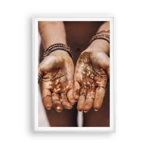 Plakat w białej ramie - Dar dla ciebie - 70x100 cm