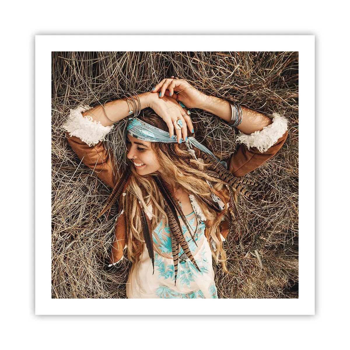 Plakat - W drodze do lata miłości - 60x60 cm