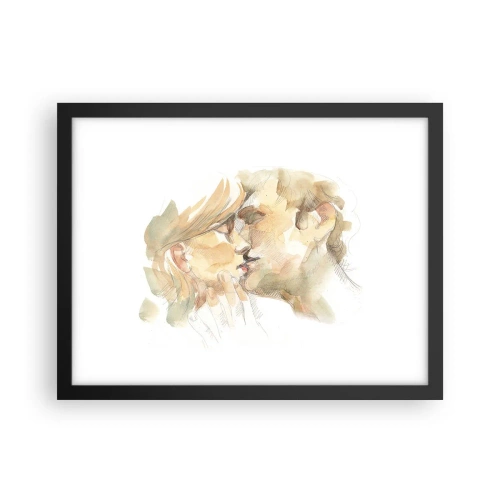 Plakat w czarnej ramie - Odnaleziona połowa? - 40x30 cm