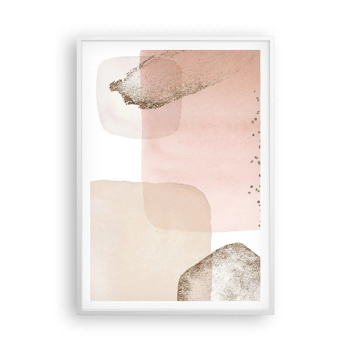 Plakat w białej ramie - Spojrzenie przez kolor - 70x100 cm