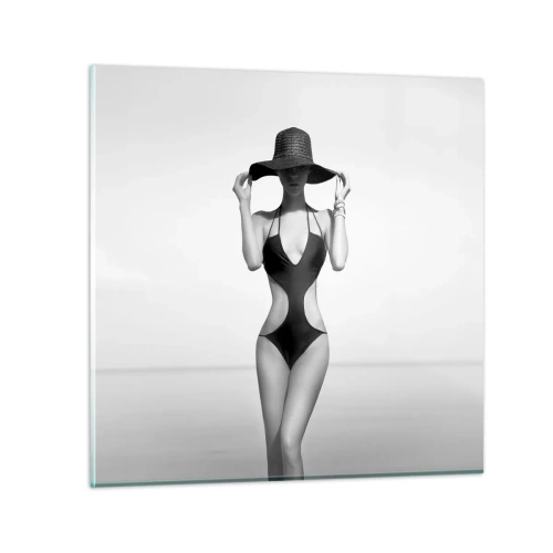 Obraz na szkle - Na imię mi: Elegancja - 60x60 cm