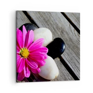 Obraz na płótnie - Odpoczynek na pomoście - 50x50 cm