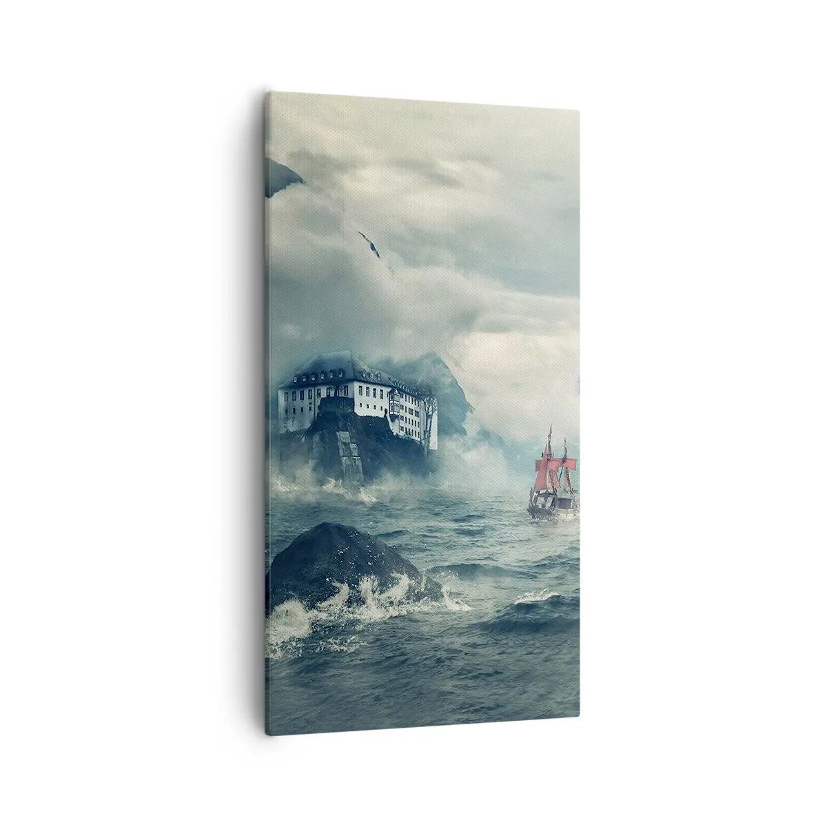 Obraz na płótnie - Na magicznych wodach - 55x100 cm