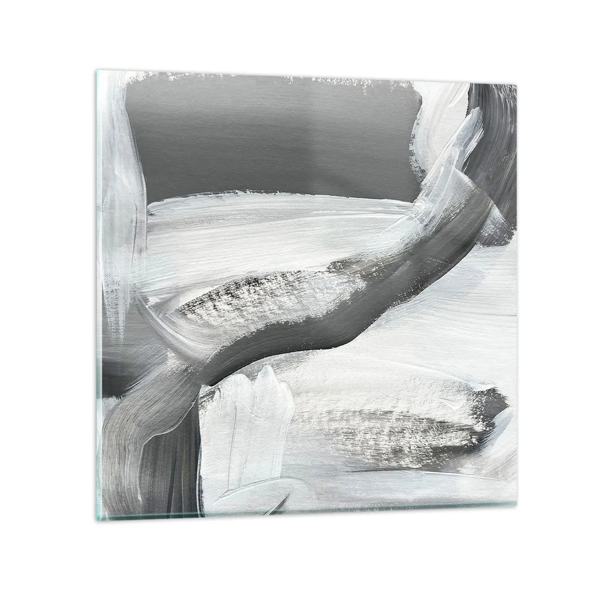 Obraz na szkle - Zdecydowanym ruchem - 70x70 cm