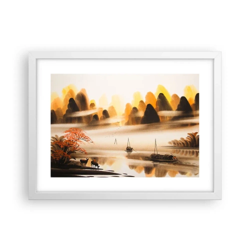 Plakat w białej ramie - Dalej niż na Dalekim Wschodzie - 40x30 cm