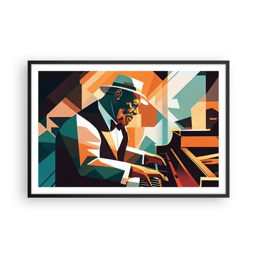 Plakat w czarnej ramie - Cały ten jazz - 91x61 cm