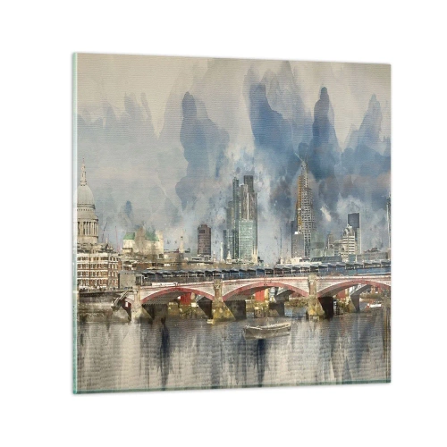 Obraz na szkle - Londyn w całej okazałości - 60x60 cm