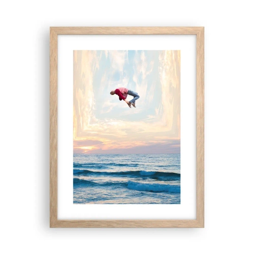 Plakat w ramie jasny dąb - Do innego wymiaru - 30x40 cm