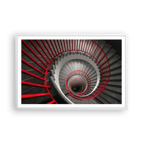 Plakat w białej ramie - Zabawy architektury - 91x61 cm