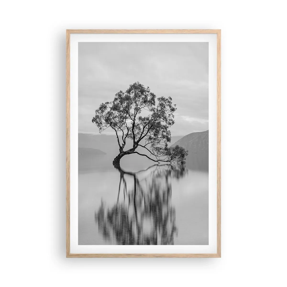 Plakat w ramie jasny dąb - Jest taki kraj - 61x91 cm