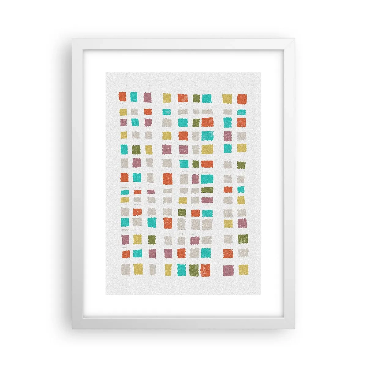 Plakat w białej ramie - Nieznana gra - 30x40 cm