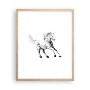 Plakat w ramie jasny dąb - Nieujarzmiona dusza - 40x50 cm