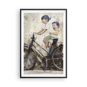 Plakat w czarnej ramie - Prawda czy fałsz? - 61x91 cm