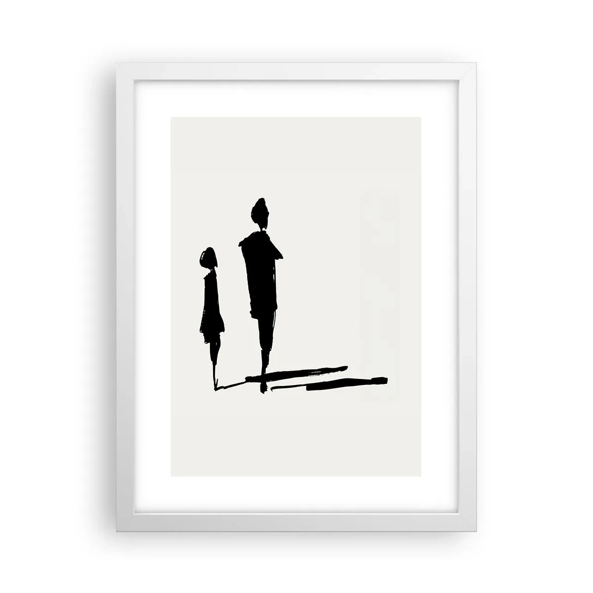 Plakat w białej ramie - Na pewno razem? - 30x40 cm