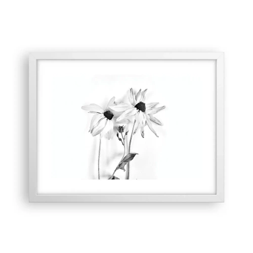 Plakat w białej ramie - Nikt nie chce być sam - 40x30 cm
