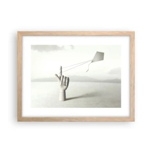 Plakat w ramie jasny dąb - Próba sił - 40x30 cm